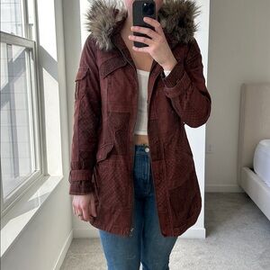 Hei Hei Parka Jacket Brunswick Print